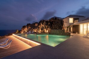 A heated pool - Villa Paulista | Ocean View - Located in  Exquisite Petit Cul de Sac with Private Pool (Petit Cul-de-Sac)