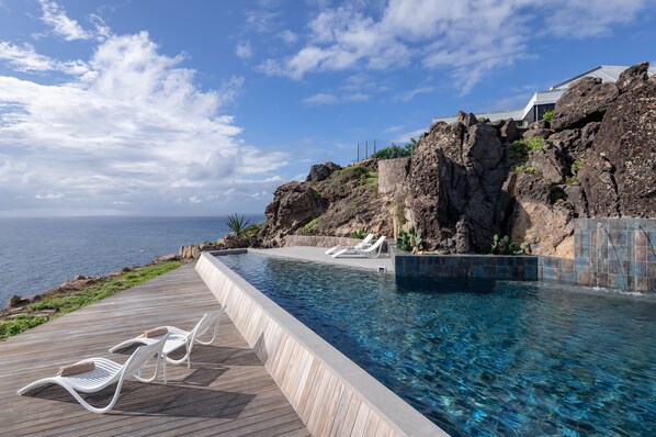 A heated pool - Villa Paulista | Ocean View - Located in  Exquisite Petit Cul de Sac with Private Pool (Petit Cul-de-Sac)
