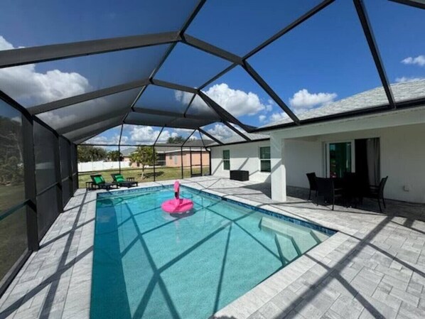 Piscine chauffée