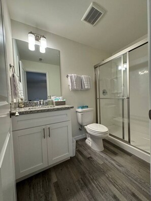 Hair dryer, towels