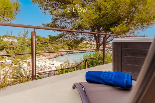 Cala Mendia Beach House 1 in front of the beach with sea views