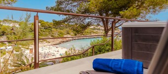 Cala Mendia Beach House 1 in front of the beach with sea views