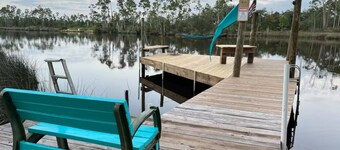 Manatee Cove on the waterway with 5 acres. Pet Friendly. 5 minutes to the beach!