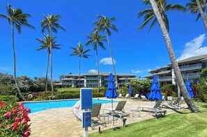 Pool - Poipu Sands 312 – Ground Floor, Ocean View, Steps to Shipwreck Beach (Koloa)