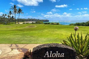 Golf - Poipu Sands 312 – Ground Floor, Ocean View, Steps to Shipwreck Beach (Koloa)