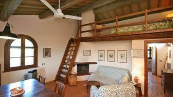 Télévision, cheminée