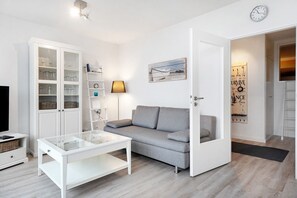 TV, DVD player, stereo