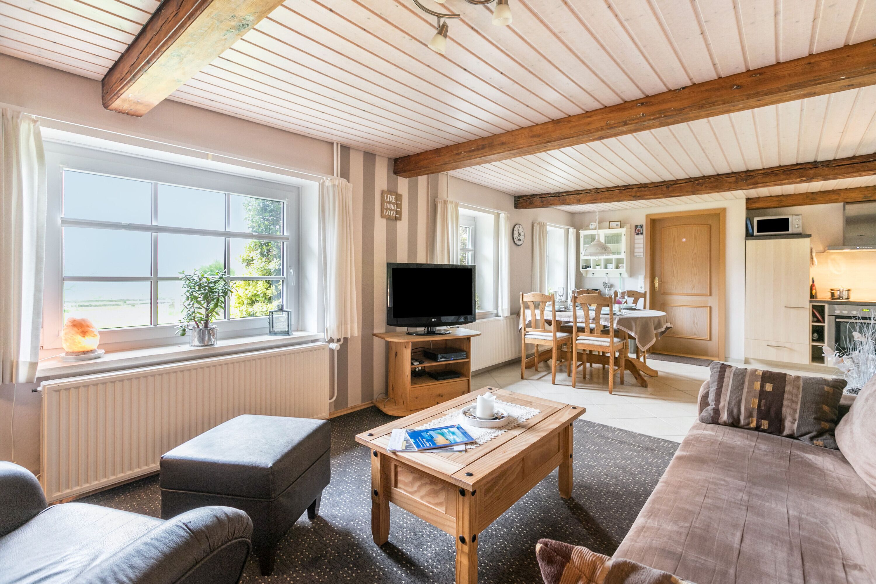 TV, video games, DVD player, table tennis