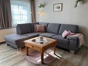 TV, DVD player, table tennis, stereo