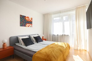 1 makuuhuone, ilmainen Wi-Fi, vuodevaatteet