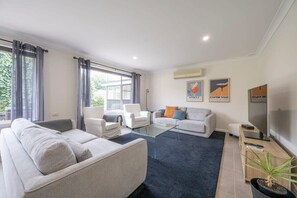 TV, offices - Artful Abode - Duntryleague, Vibrant Decor (Orange)