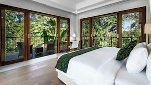 Deluxe Villa, 2 Bedrooms, Pool View | 2 bedrooms, free WiFi, bed sheets
