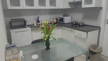 Apartment, 1 Bedroom, Smoking, Terrace | Dining room