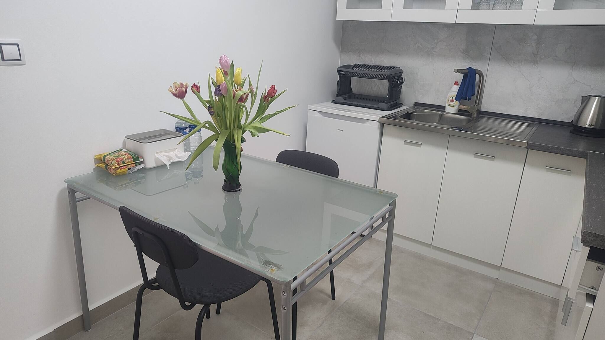 Apartamento, 1 habitación, terraza, vistas al jardín | Comedor