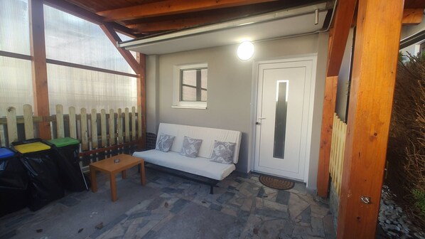 Apartment, 1 Bedroom, Terrace, Garden View | Living area - Vus Home-apartman Junior 30m2 (Prague)