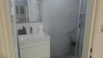 Apartment, 1 Bedroom, Smoking, Terrace | Bathroom | Free toiletries, hair dryer, slippers, toilet paper