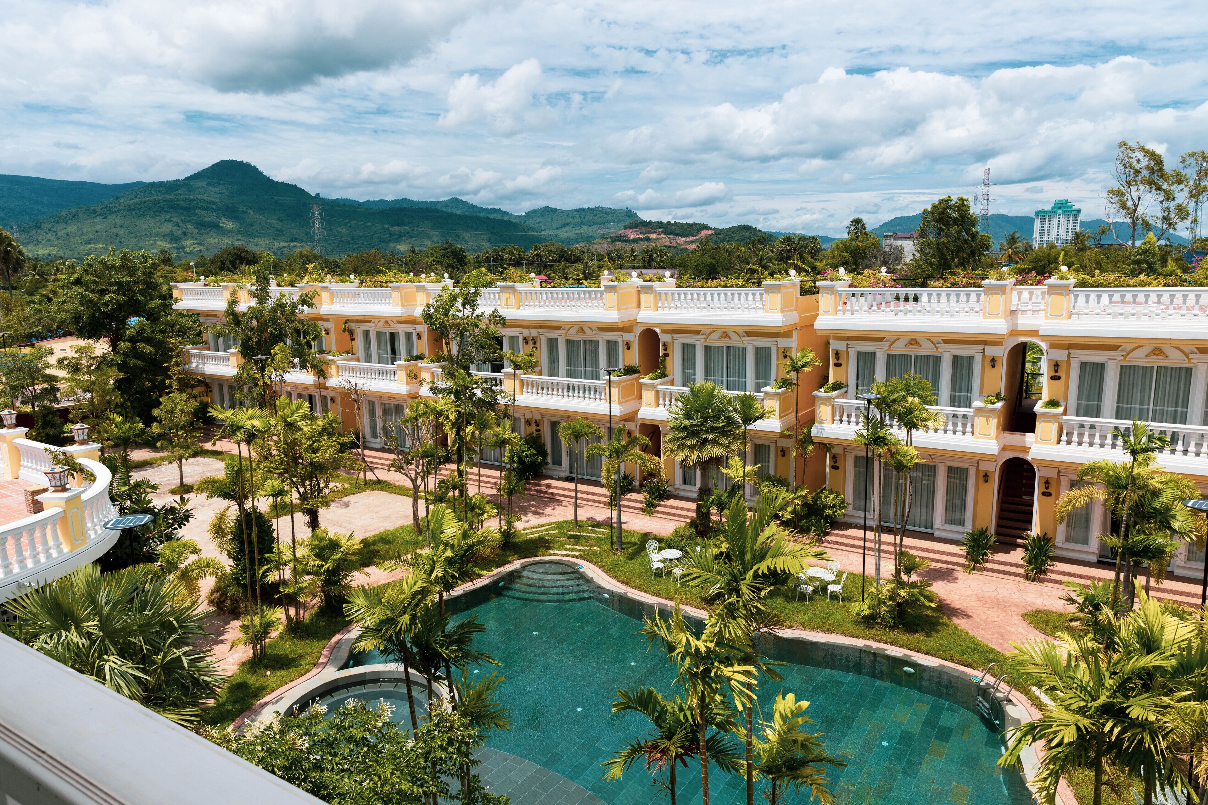 Uitzicht vanuit accommodatie