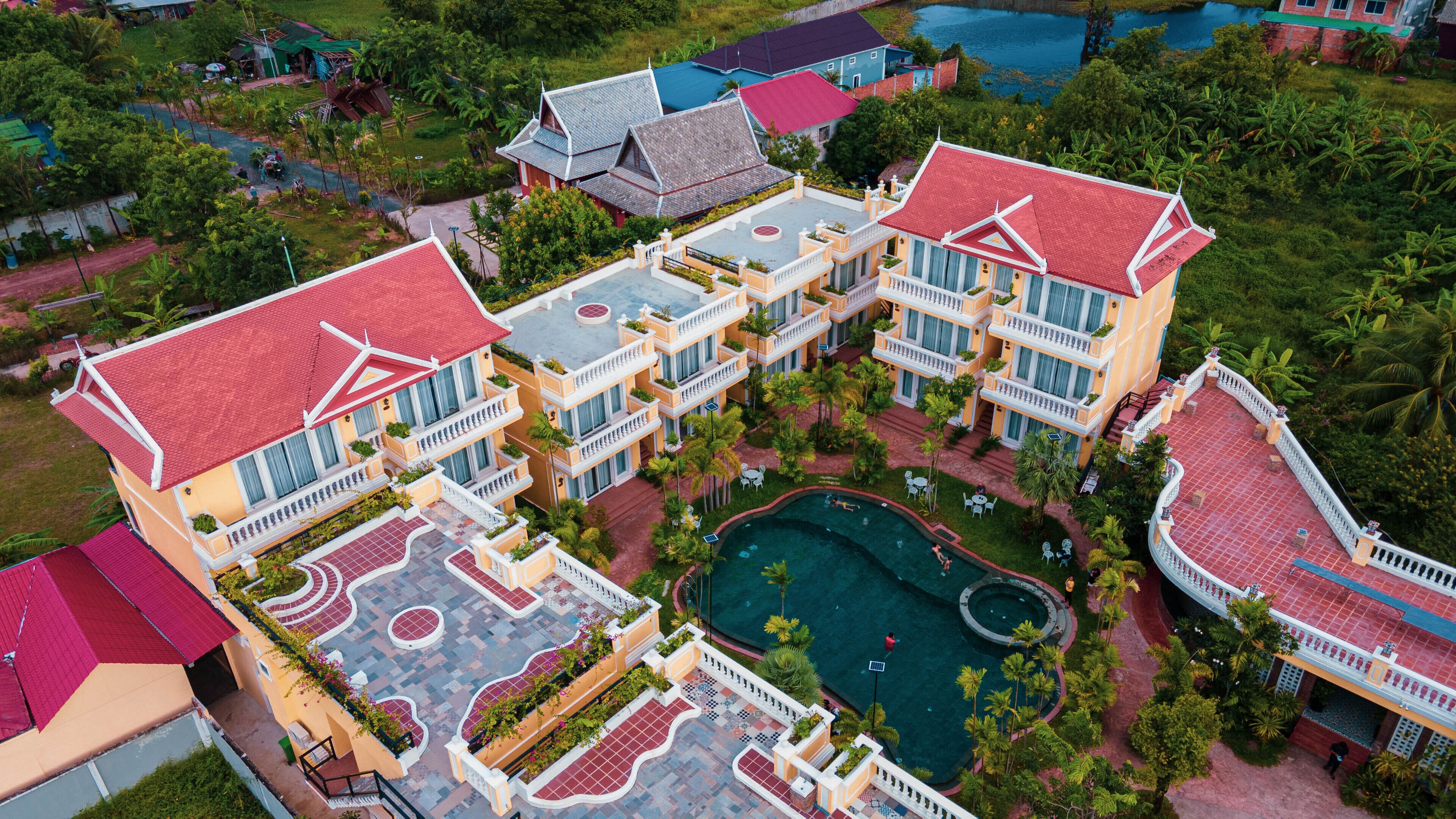 Fassade der Unterkunft