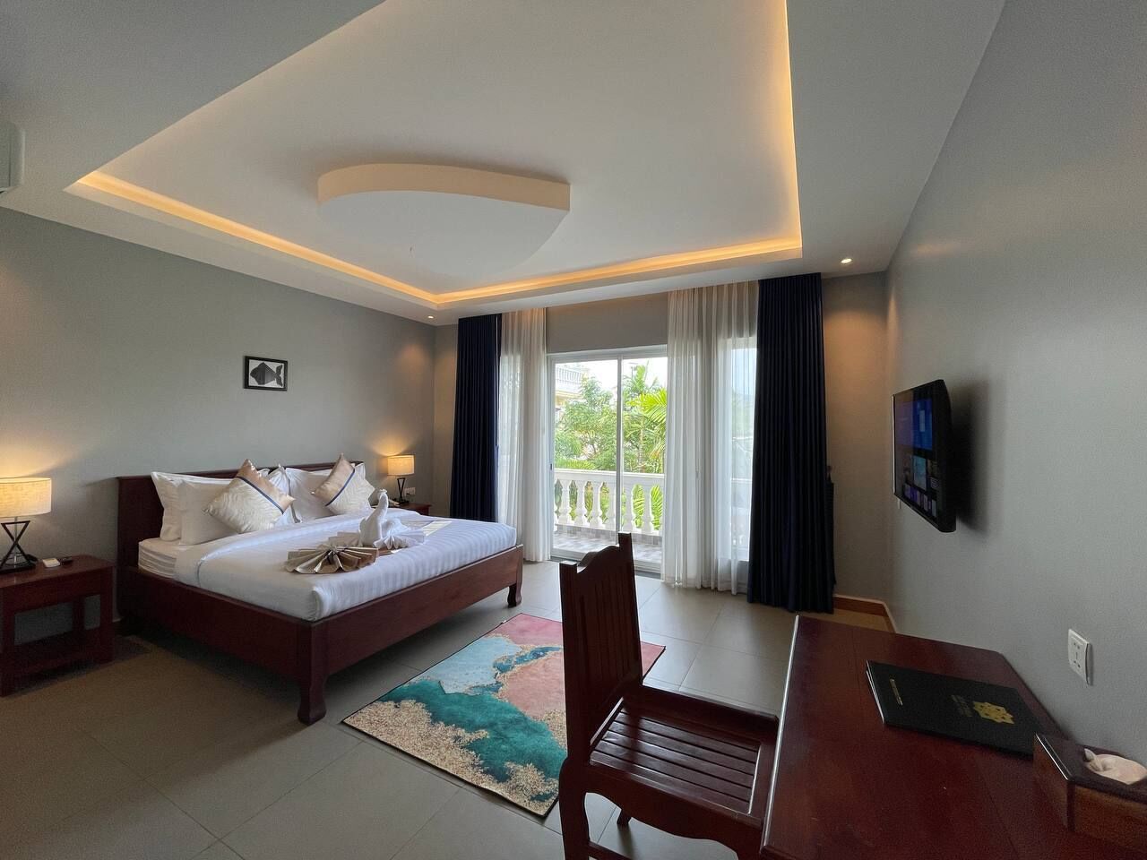 Deluxe Double Room, Balcony, Garden View