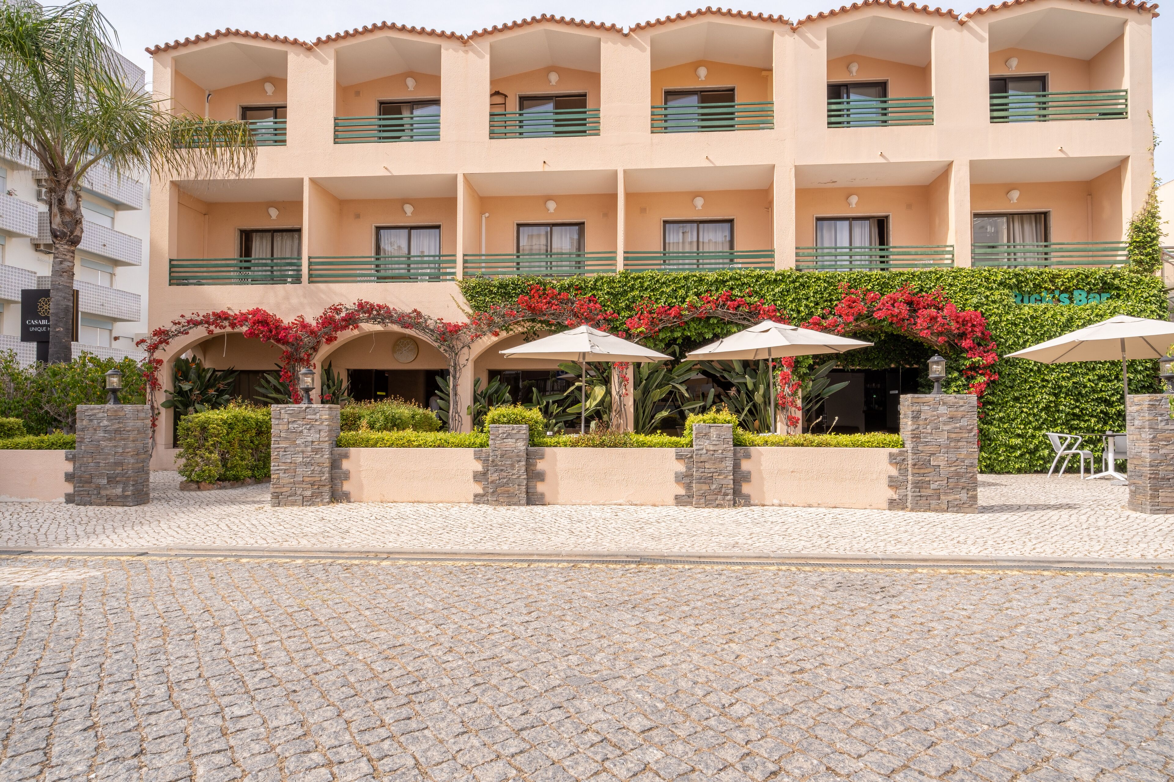 Voorkant van accommodatie