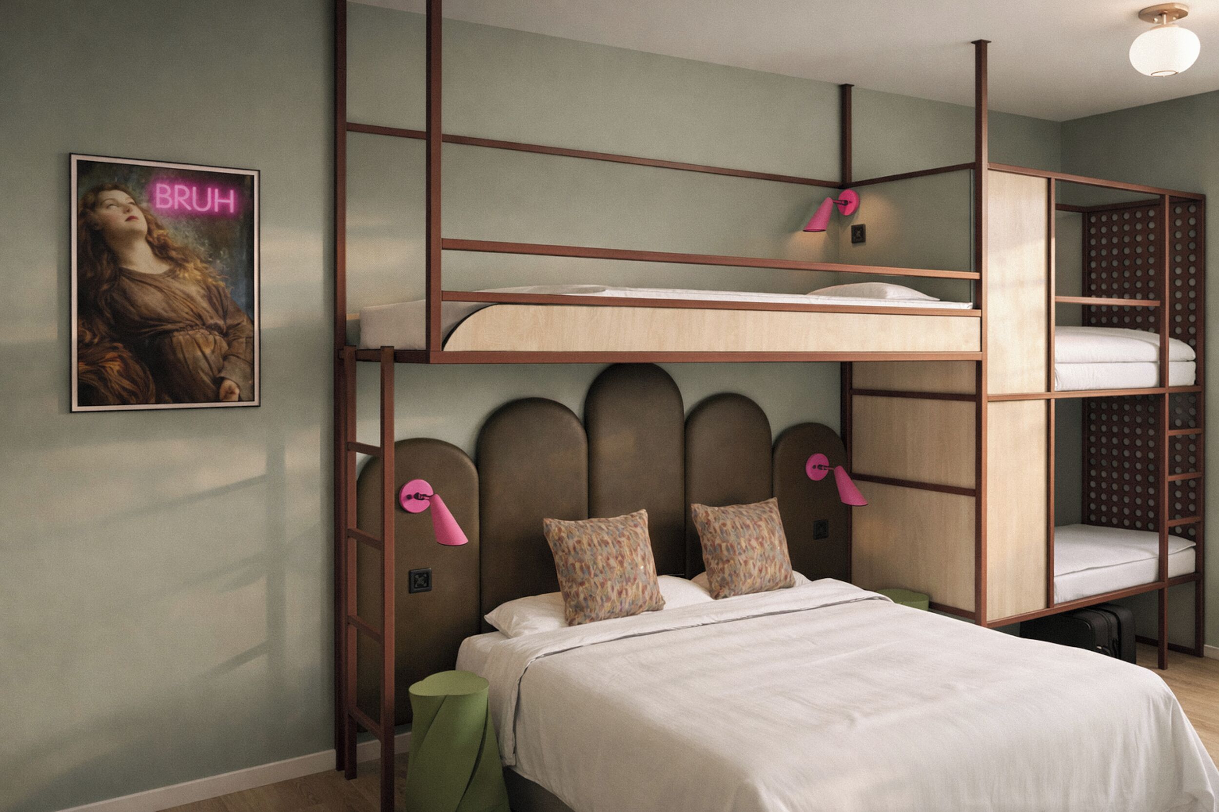 Room for 6 | Individuell dekoriert, Verdunkelungsvorhänge, kostenloses WLAN