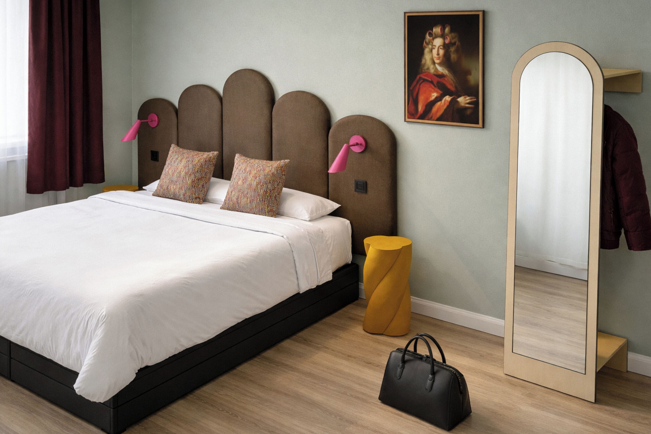 Doppelzimmer | Individuell dekoriert, Verdunkelungsvorhänge, kostenloses WLAN