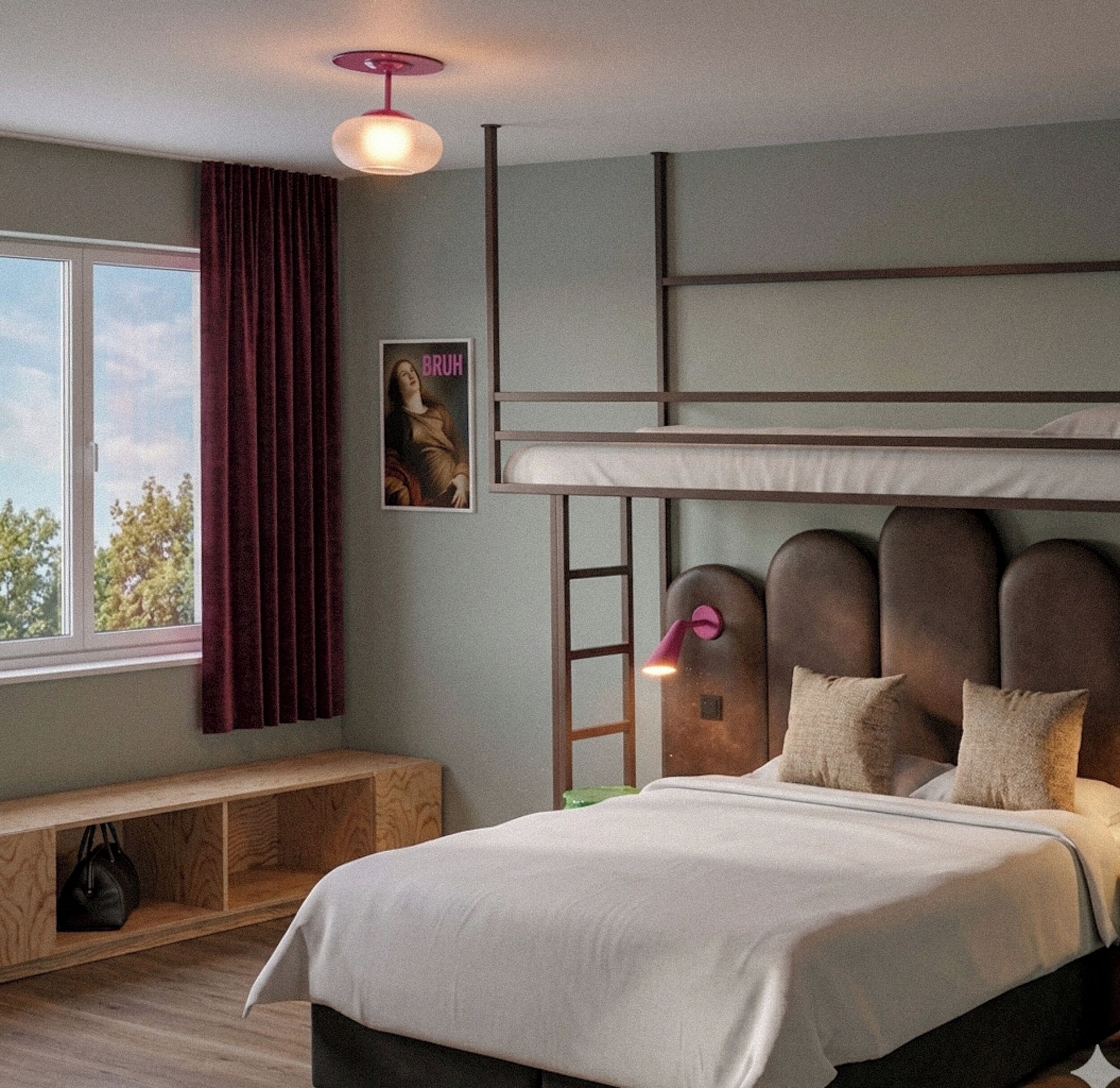 Room for 4 | Individuell dekoriert, Verdunkelungsvorhänge, kostenloses WLAN