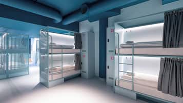 Shared Dormitory | 1 bedroom, individually decorated, blackout curtains, free WiFi