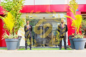 Inngangur gististaðar