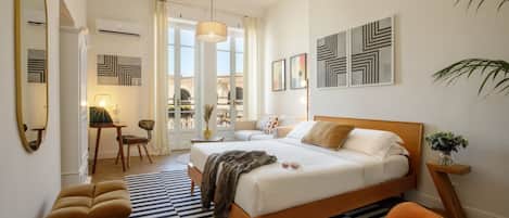 5 chambres, fer et planche Ă repasser, Wi-Fi, literie fournie