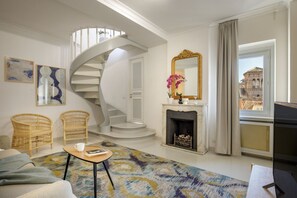 Fireplace - Daplace - Mirta Apartment (Roma)