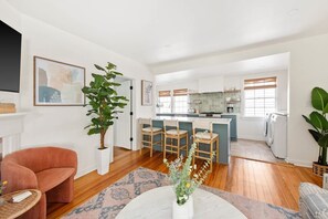 TV, offices - The OakTree | Newly Renovated 2BR Downtown Haven! (Charleston)