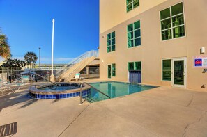 Indoor pool, a heated pool
