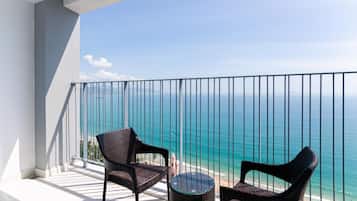 Estudio, vista al mar | Balcón