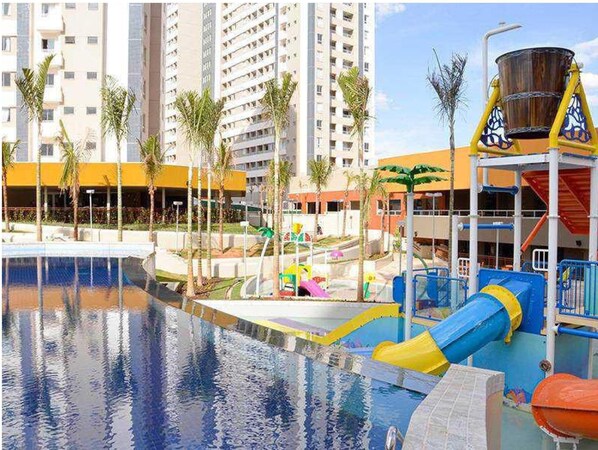 Children’s area - Apartamento em Solar das Aguas Próximo ao Parque Thermas das Laranjeiras (Olímpia)