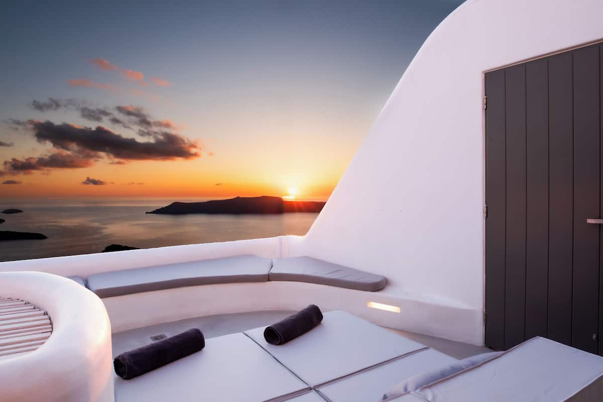 Heaven's Edge Villa with indoor pool | View from room