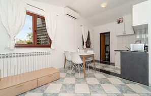 Fridge, stovetop, cookware/dishes/utensils