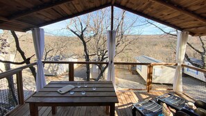 Chalet Kenya STANDARD jacuzzi 5 personnes | Terrass/Patio