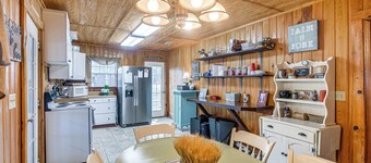 喬治亞湖畔小屋,附火坑和燒烤架