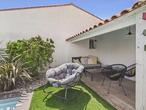 Terrace/patio - House with pool for 4 adults and 2 children (Saint-Martin-de-Ré)
