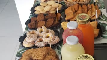 Daily continental breakfast (USD 8 per person)