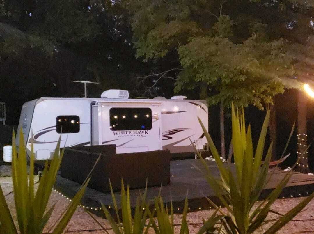 Cozy R/V stay. If you enjoy the camping experience this is the place for you. 