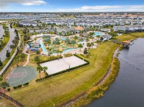 Sports court - Beautiful 3/2 Condo close to Disney Parks 344 (Kissimmee)