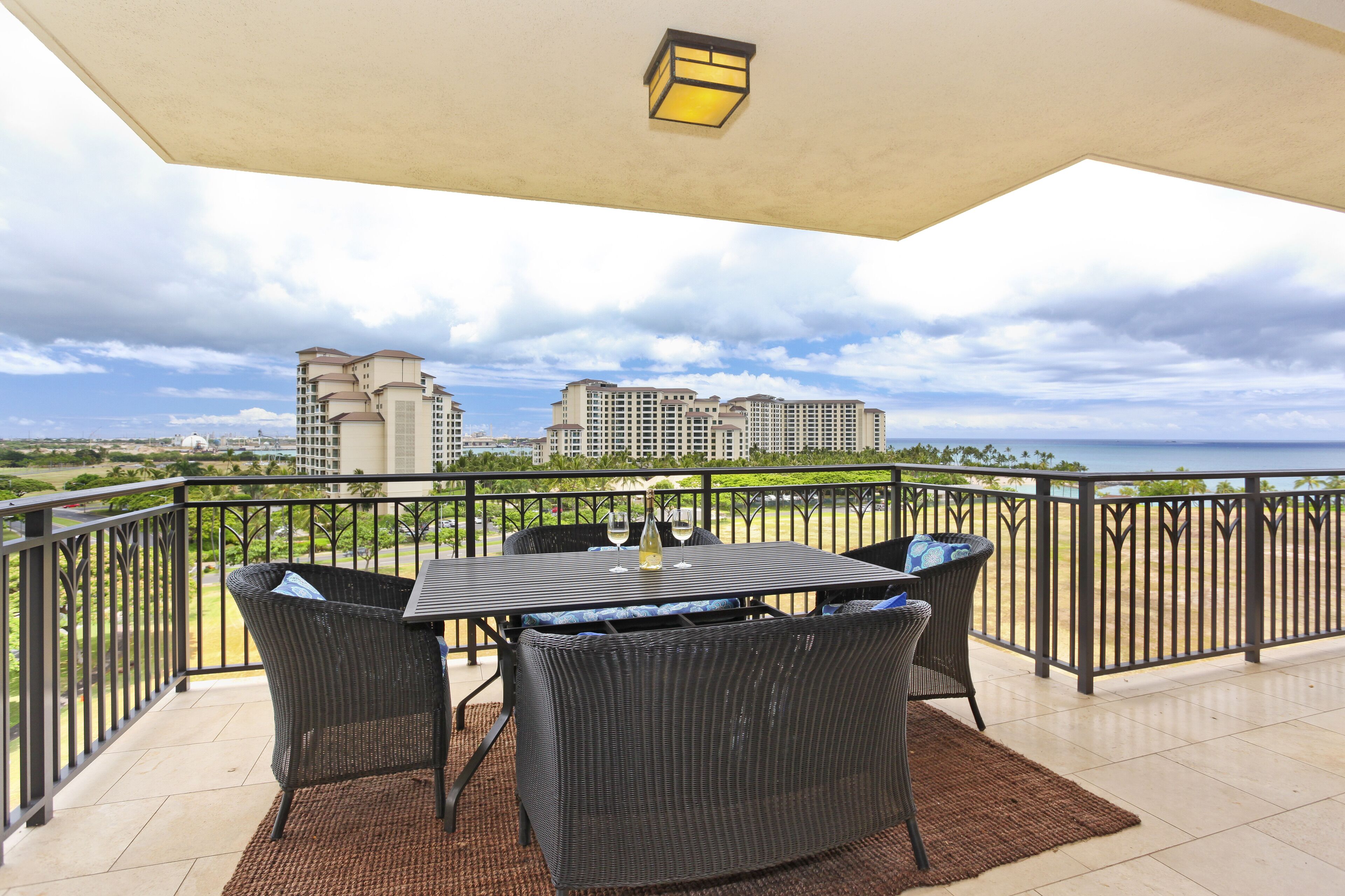 Ko Olina Beach Villas O822: Elegant Retreat, Lagoon Views, Spacious Lanai