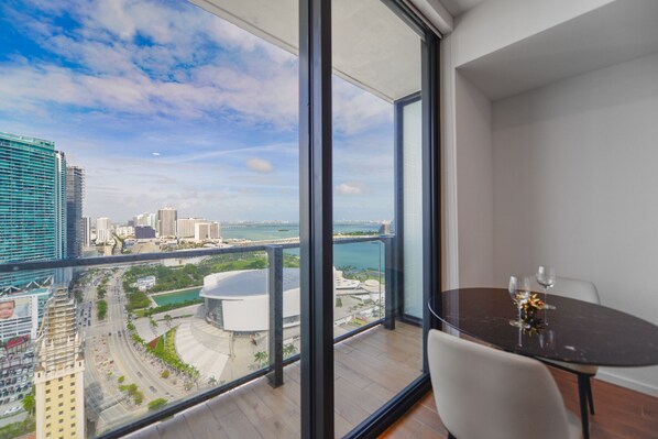 Deluxe-Apartment | Balkon