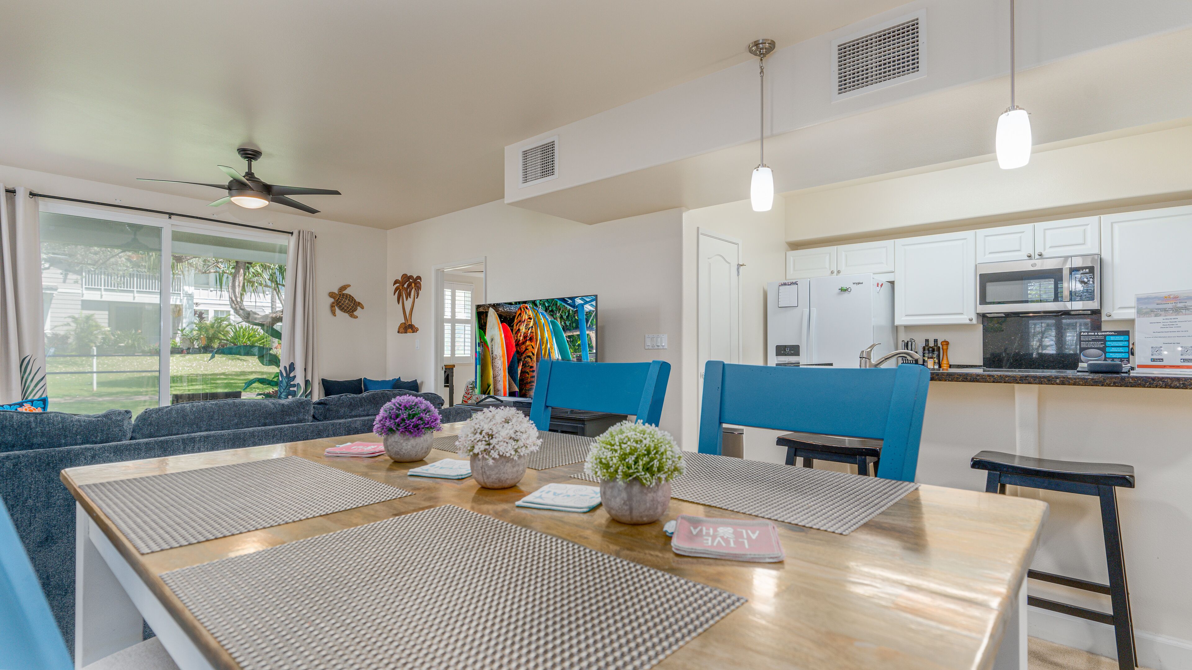 Ko Olina Kai 1027A: 2BR Retreat, Open Plan Living, Easy Access to Golf & Spa