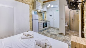 1 bedroom, iron/ironing board, travel crib, WiFi