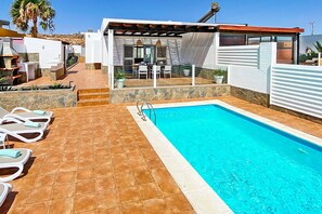 Una piscina riscaldata