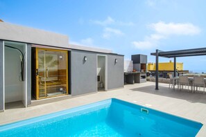 Una piscina climatizada