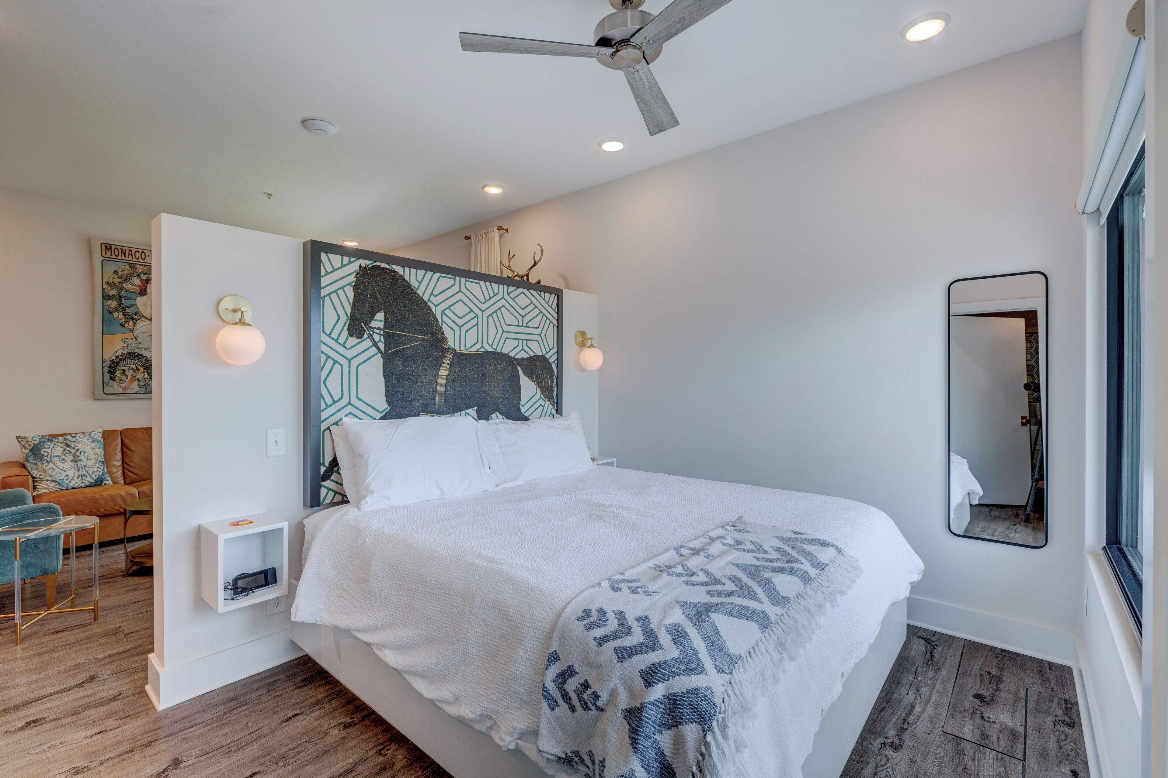 1 makuuhuone, työpöytä, silitysrauta/-lauta, ilmainen Wi-Fi